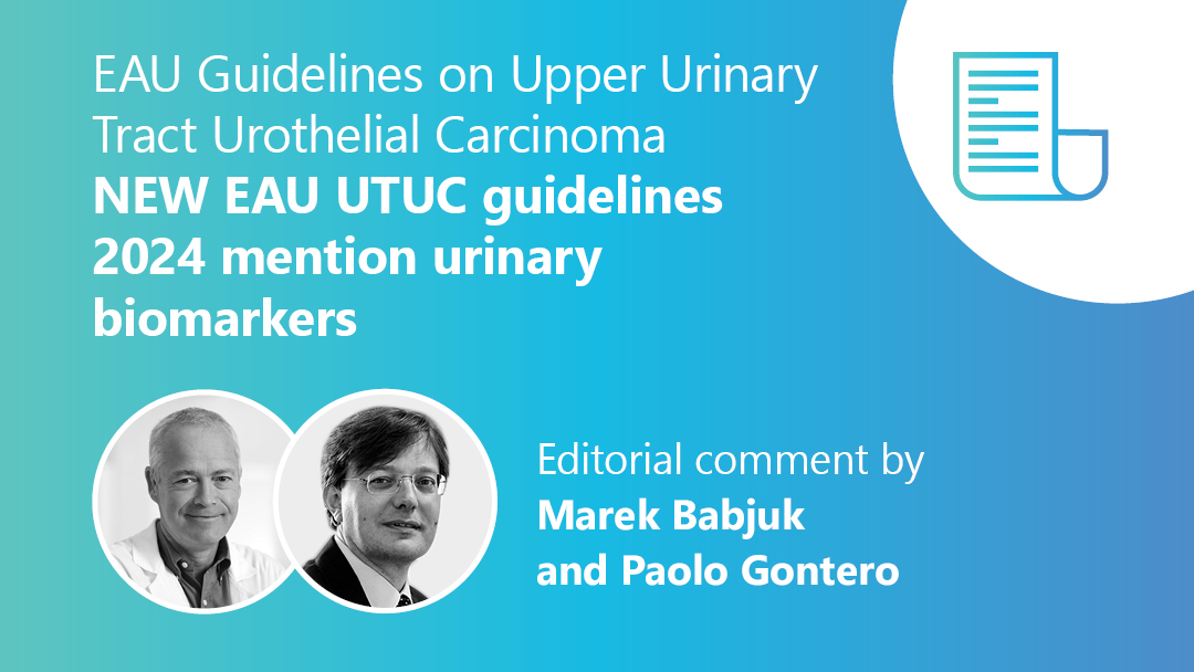 NEW EAU UTUC guidelines 2024 mention urinary biomarkers